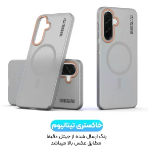 قاب نیمه مات فوق نازک از برند Soft Sanding برای Samsung Galaxy A57 با پشتیبانی مگ سیف