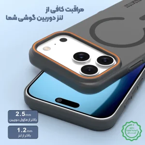 قاب نیمه مات فوق نازک از برند Soft Sanding برای iPhone X / XS با پشتیبانی مگ سیف