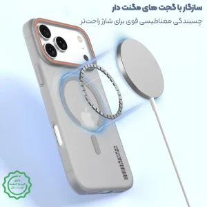 قاب نیمه مات فوق نازک از برند Soft Sanding برای iPhone 11 با پشتیبانی مگ سیف
