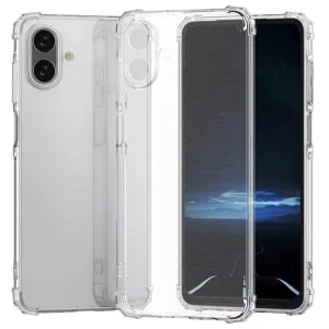 گارد شفاف ایربگ دار برای گوشی Samsung Galaxy A07 مدل ژله ای محافظ لنزدار