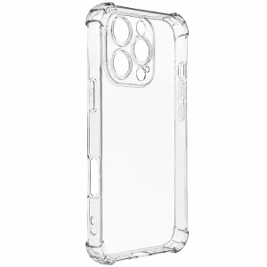 گارد شفاف ایربگ دار برای گوشی IPHONE 16 Pro مدل ژله ای محافظ لنزدار