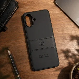کاور چرمی مدل Puloka Next مناسب برای گوشی Samsung Galaxy A07 (مشکی)