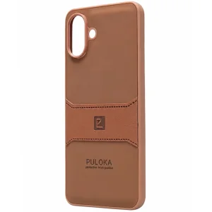 کاور چرمی مدل Puloka Next مناسب برای گوشی Samsung Galaxy A07 (عسلی)