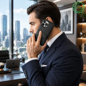 کاور چرمی مدل Puloka Next مناسب برای گوشی Xiaomi Redmi Note 14 4G (مشکی)