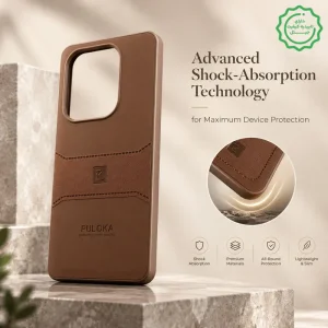 کاور چرمی مدل Puloka Next مناسب برای گوشی Xiaomi Redmi Note 14 4G (مشکی)