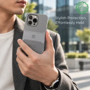 کاور چرمی مدل Puloka Next مناسب برای گوشی Xiaomi Redmi Note 14 4G (مشکی)
