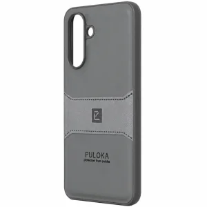 کاور چرمی مدل Puloka Next مناسب برای گوشی Samsung Galaxy A26 (خاکستری)