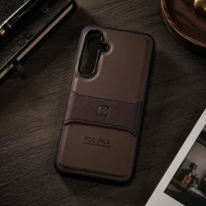 کاور چرمی مدل Puloka Next مناسب برای گوشی Samsung Galaxy A35 (قهوه ای)