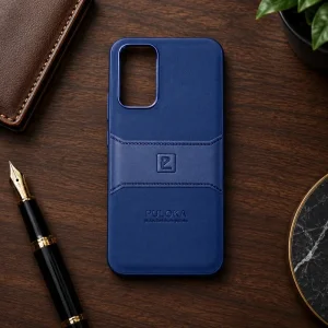 کاور چرمی مدل Puloka Next مناسب برای گوشی Samsung Galaxy A54 (سورمه‌ای)