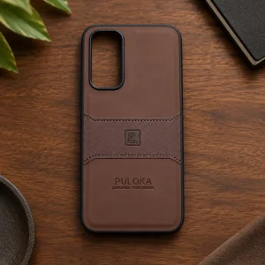 کاور چرمی مدل Puloka Next مناسب برای گوشی Samsung Galaxy A54 (قهوه ای)
