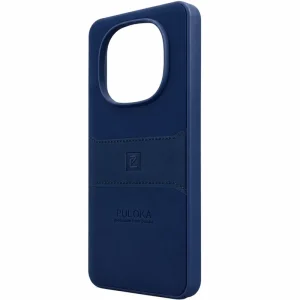 کاور چرمی مدل Puloka Next مناسب برای گوشی Xiaomi Redmi Note 14 Pro 4G (سورمه ای)