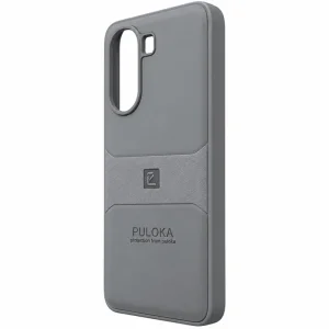 کاور چرمی مدل Puloka Next مناسب برای گوشی Xiaomi Poco X7 Pro (خاکستری)