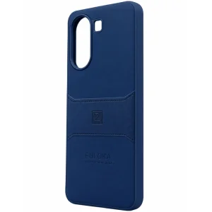 کاور چرمی مدل Puloka Next مناسب برای گوشی Xiaomi Poco X7 Pro (سورمه ای)