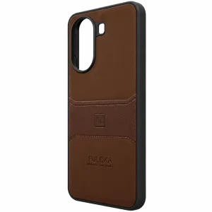 کاور چرمی مدل Puloka Next مناسب برای گوشی Xiaomi Poco X7 Pro (قهوه ای)