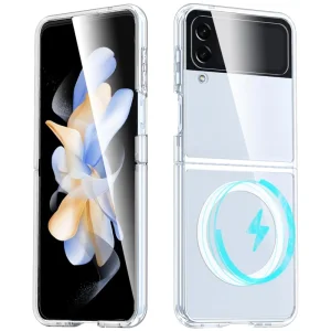 قاب گوشی مگ سیف شفاف مناسب برای Samsung Galaxy Z Flip4