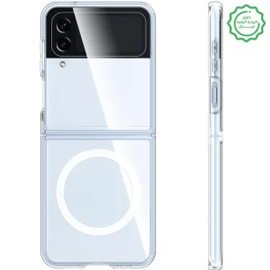 قاب گوشی مگ سیف شفاف مناسب برای Samsung Galaxy Z Flip3