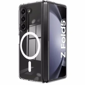 قاب گوشی مگ سیف شفاف مناسب برای Samsung Galaxy Z Fold5