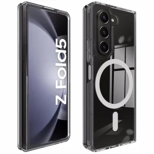 قاب گوشی مگ سیف شفاف مناسب برای Samsung Galaxy Z Fold5