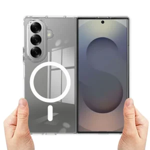 قاب گوشی مگ سیف شفاف مناسب برای Samsung Galaxy Z Fold7