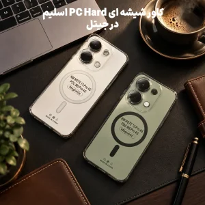 کاور شیشه ای PC Hard مدل Ultra Slim Magsafe برای Xiaomi Redmi Note 13 Pro 4G