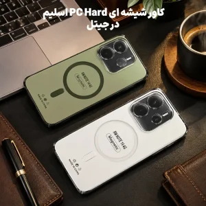 کاور شیشه ای PC Hard مدل Ultra Slim Magsafe برای Xiaomi Redmi Note 14 4G