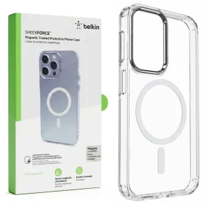 کاور شفاف مگ سیف مدل Belkin Clear Metal مناسب برای Samsung Galaxy A17
