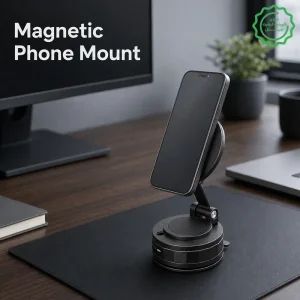 هولدر و پایه نگهدارنده مکنده مگ سیف دار برای ماشین ، میزکار و سطوح صاف مدل Bracket R320