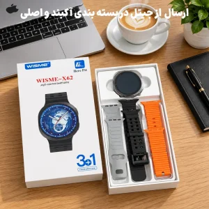ساعت هوشمند ویسمی به همراه 3 عدد بند همراه مدل WISME-X62