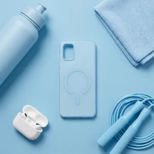 کاور هیبریدی مات دولایه مدل MagFrost مناسب برای گوشی Samsung Galaxy A51 (رنگ آبی پاستیلی)