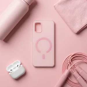 کاور هیبریدی مات دولایه مدل MagFrost مناسب برای گوشی Samsung Galaxy A51 (رنگ صورتی پاستیلی)