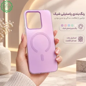 کاور هیبریدی مات دولایه مدل MagFrost مناسب برای گوشی Samsung Galaxy A51 (رنگ صورتی پاستیلی)