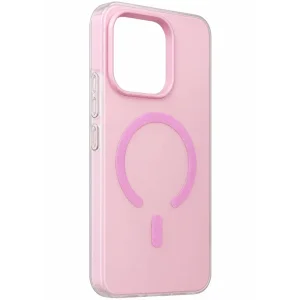 کاور هیبریدی مات دولایه مدل MagFrost مناسب برای گوشی Xiaomi Redmi Note 14 4G (رنگ صورتی پاستیلی)