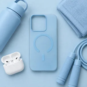 کاور هیبریدی مات دولایه مدل MagFrost مناسب برای گوشی Xiaomi Redmi 13 / Redmi 13X (رنگ آبی پاستیلی)