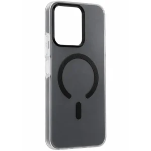 کاور هیبریدی مات دولایه مدل MagFrost مناسب برای گوشی Xiaomi Redmi 13 / Redmi 13X (رنگ مشکی مخملی)
