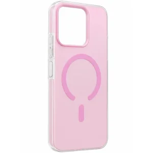 کاور هیبریدی مات دولایه مدل MagFrost مناسب برای گوشی Xiaomi Redmi 13 / Redmi 13X (رنگ صورتی پاستیلی)