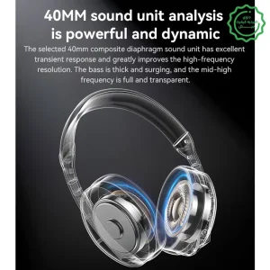 هدفون بلوتوثی با قابلیت ANC Hifi Sound از برند YESIDO EP08 (100% اورجینال)