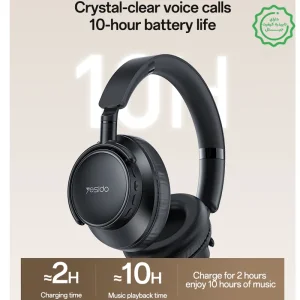 هدفون بلوتوثی با قابلیت Hifi Quality از برند YESIDO EP12 (100% اورجینال)