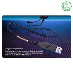 هدست سیم دار مدل گیمینگ با قابلیت RGB از برند یسیدو مدل Yesido EK05 (100% اورجینال)