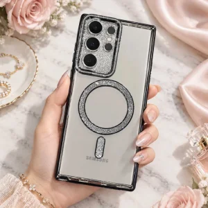 قاب گوشی طرح Swarovski مناسب برای Samsung Galaxy S24 Ultra (مشکی)