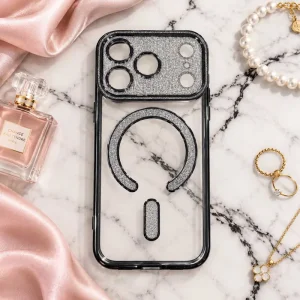 قاب گوشی طرح Swarovski مناسب برای iPhone 17 Pro Max (مشکی)