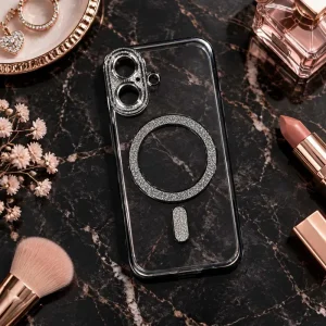 قاب گوشی طرح Swarovski مناسب برای iPhone 17 (مشکی)