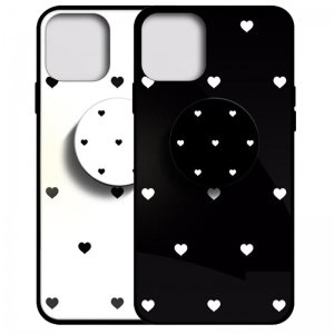 قاب IPHONE 11 پشت گلس طرح دار مدل لاولی