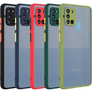 کاور ضدضربه گوشی Samsung Galaxy A21S مدل مات محافظ دوربین