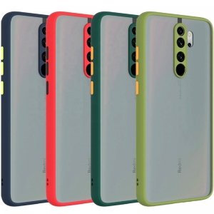 کاور ضدضربه شیائومی Redmi Note 8 Pro مدل مات محافظ دوربین