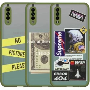 قاب گوشی طرحدار SAMSUNG Galaxy A30S مدل پشت مات محافظ لنزدار سری آوان گارد