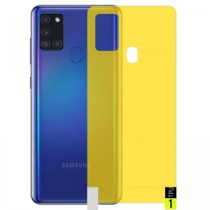 برچسب نانو پشت گوشی Samsung Galaxy A21S مدل فول کاور شفاف آنتی شوک