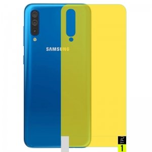 برچسب نانو پشت گوشی Samsung Galaxy A50 مدل فول کاور شفاف آنتی شوک