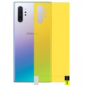 برچسب نانو پشت گوشی Samsung Galaxy Note 10 Plus مدل فول کاور شفاف آنتی شوک
