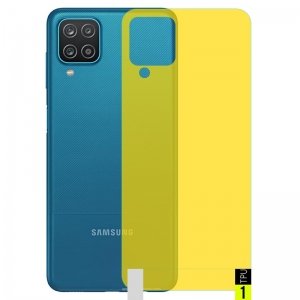 برچسب نانو پشت گوشی Samsung Galaxy A12 / M12 مدل فول کاور شفاف آنتی شوک