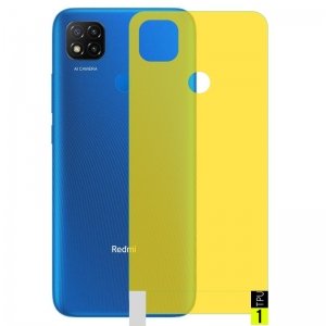 برچسب نانو پشت گوشی Xiaomi Redmi 9C مدل فول کاور شفاف آنتی شوک